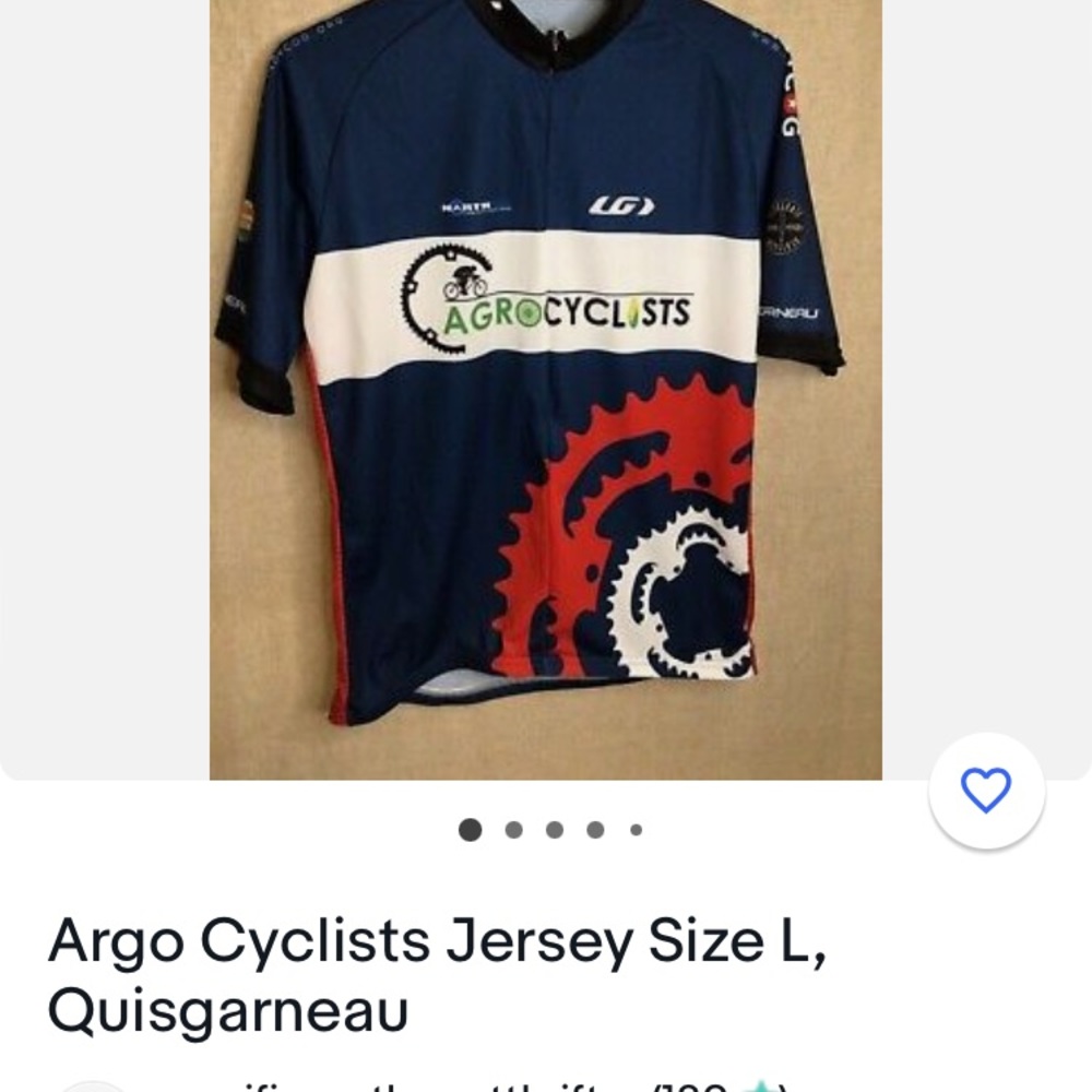 Cycling shirt nice was gift my kid wore it a couple times like new